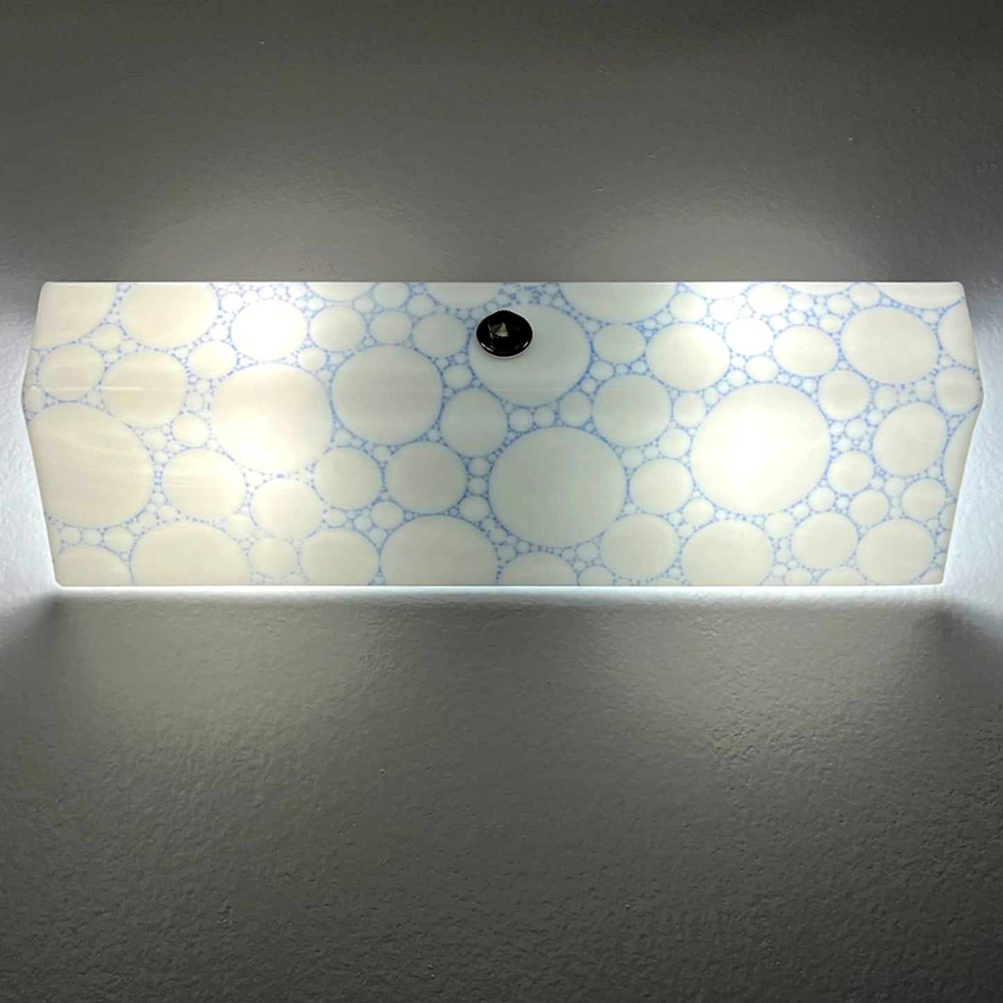 Bathroom Wall Sconce, Blue Bubbles
