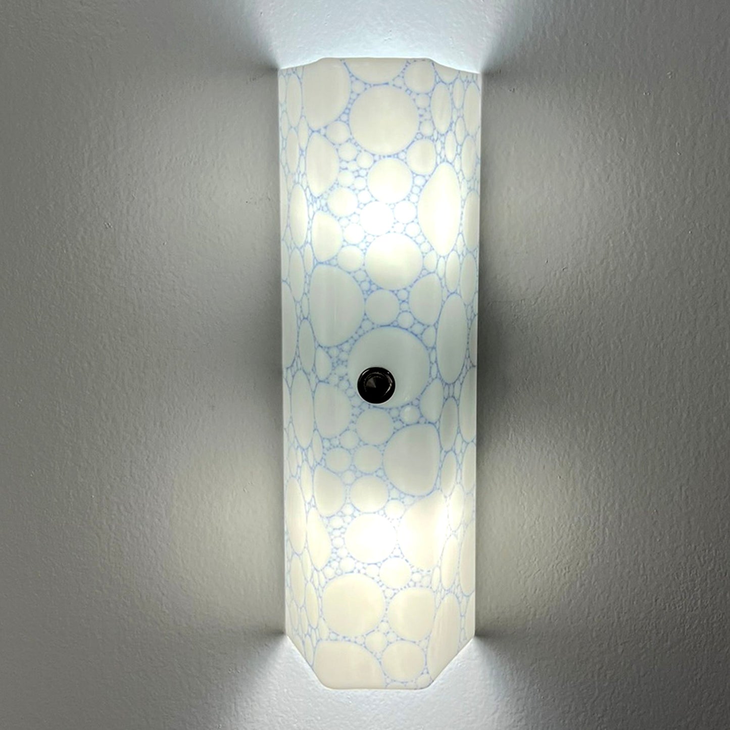 Bathroom Wall Sconce, Blue Bubbles