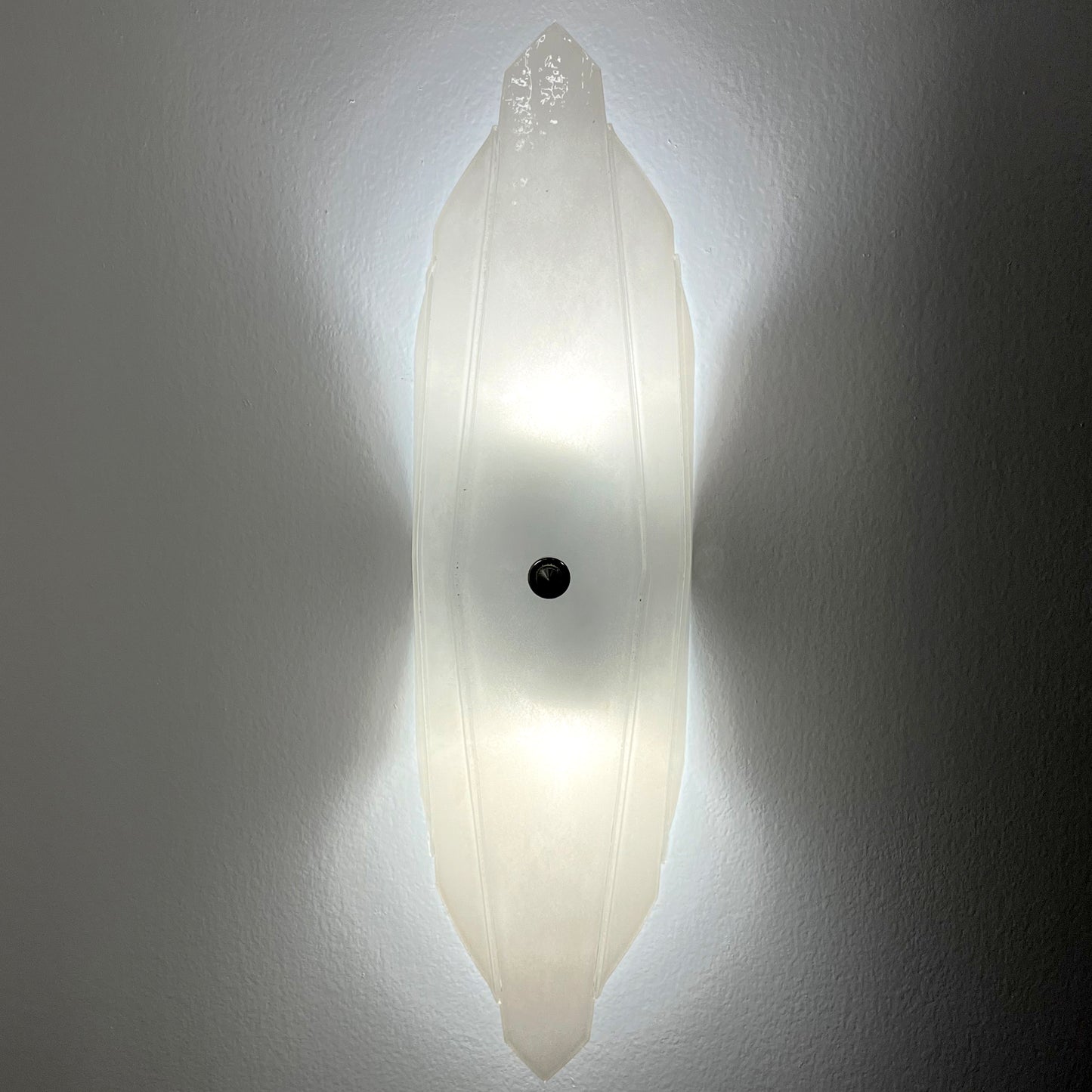 The Diamond Wall Sconce, Ice White