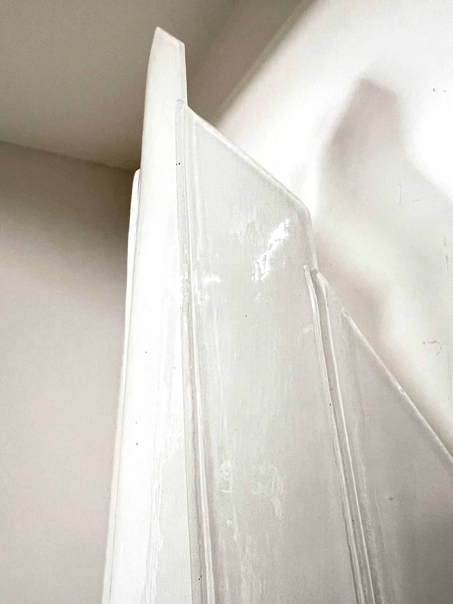 The Diamond Wall Sconce, Ice White