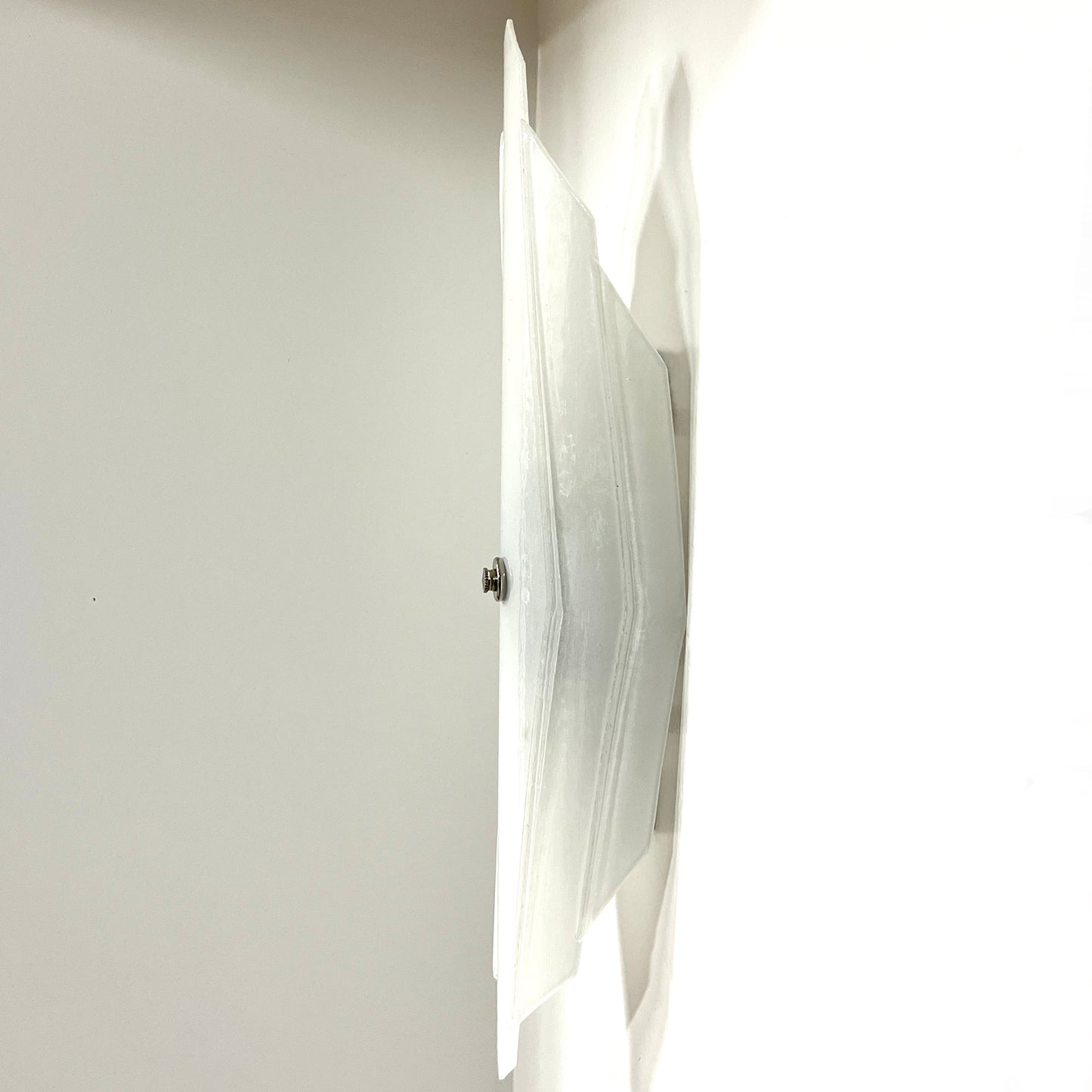 The Diamond Wall Sconce, Ice White