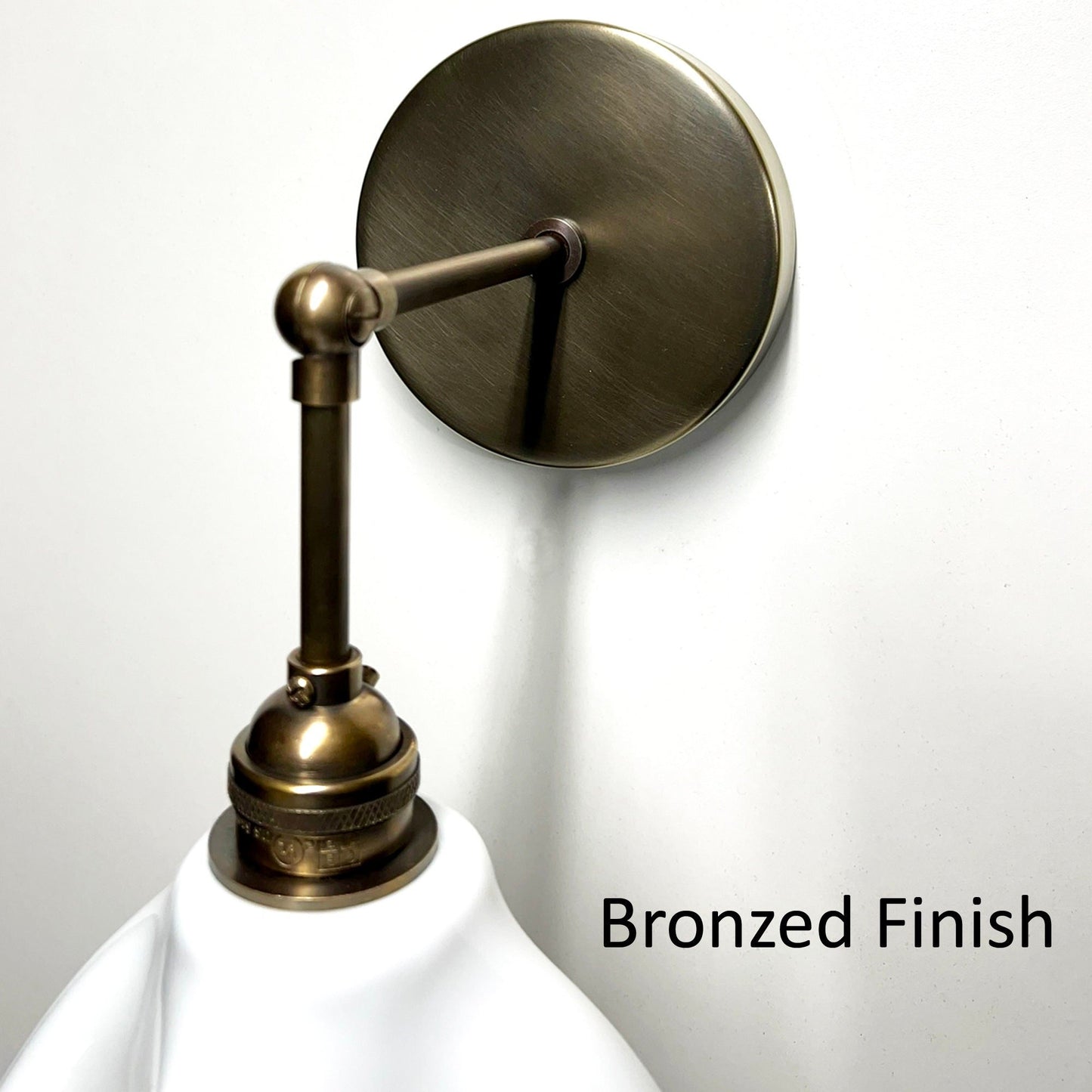 The Handkerchief Wall Sconce with Brass Fittings, Frosted Glass