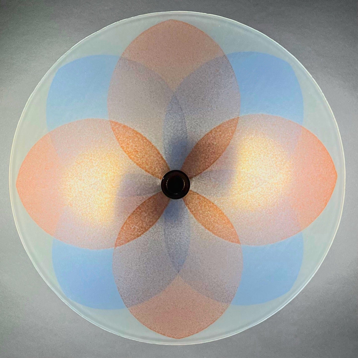 The Lotus Ceiling Light, Pink and Blue