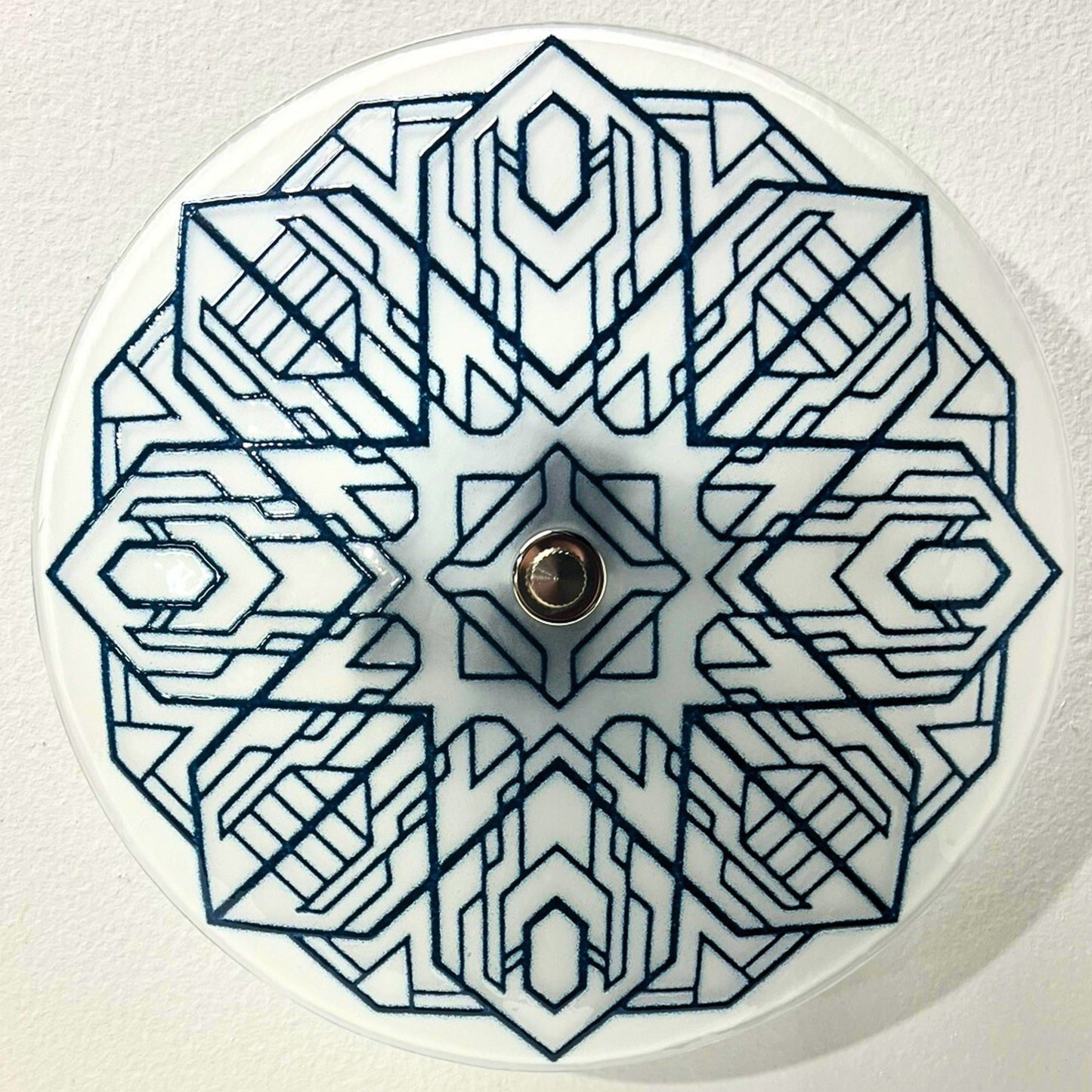 The Deco 2 Ceiling Light, in Aventurine Blue