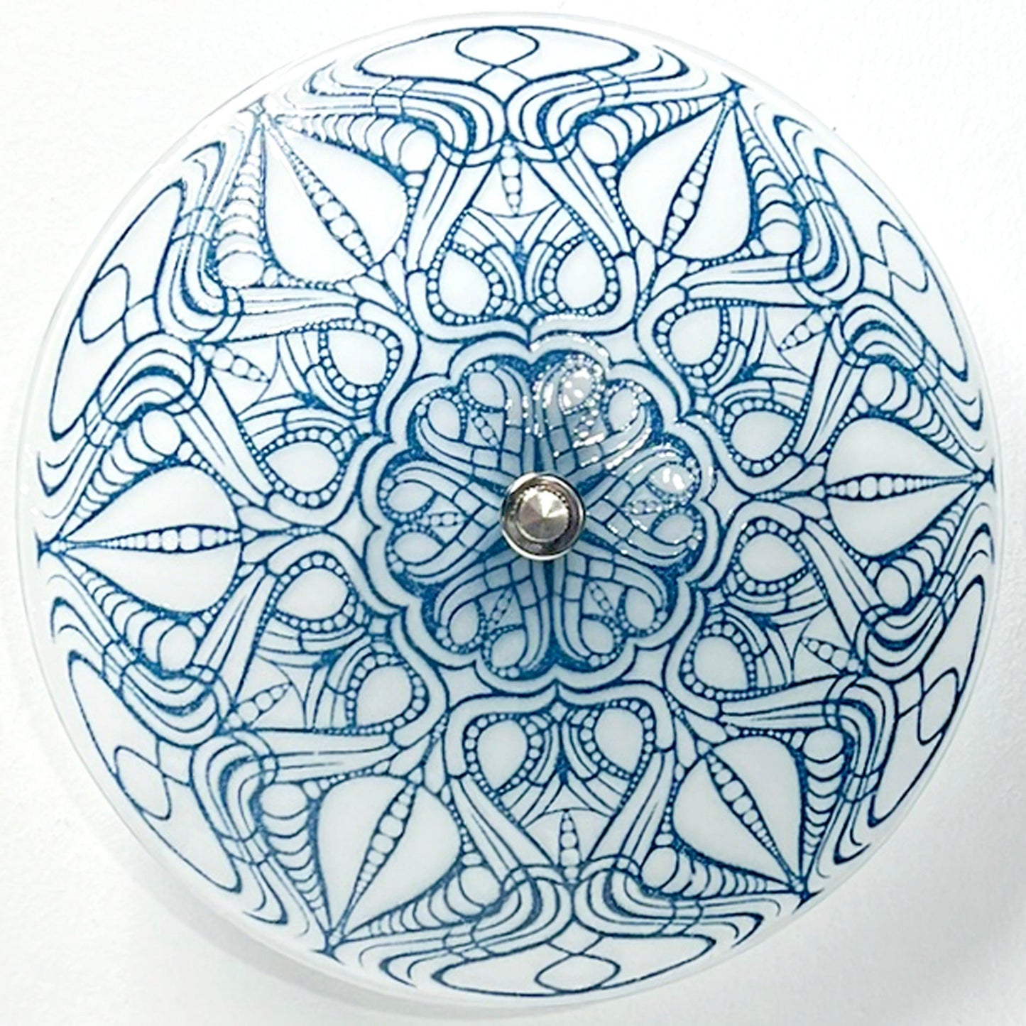 The Nouveau Ceiling Light, Aventurine Blue
