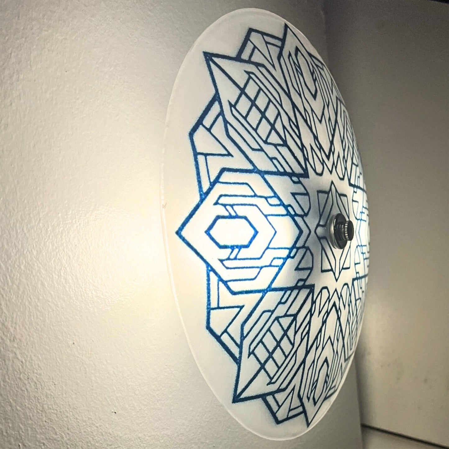 The Deco 2 Ceiling Light, in Aventurine Blue