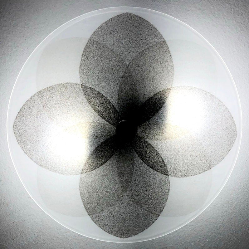 The Lotus Ceiling Light, Grey and Charcoal