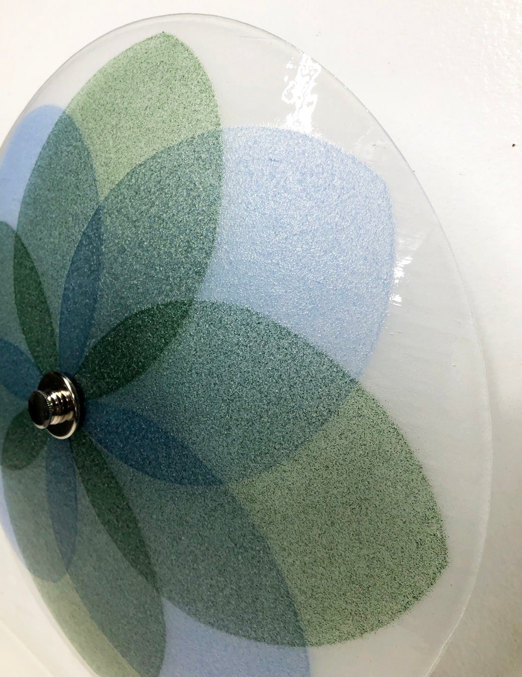 The Lotus Ceiling Light, Blue and Green