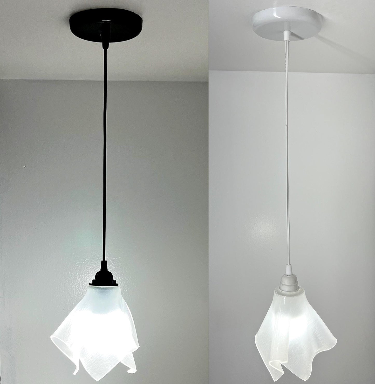 The Handkerchief Pendant Light, Frosted Clear