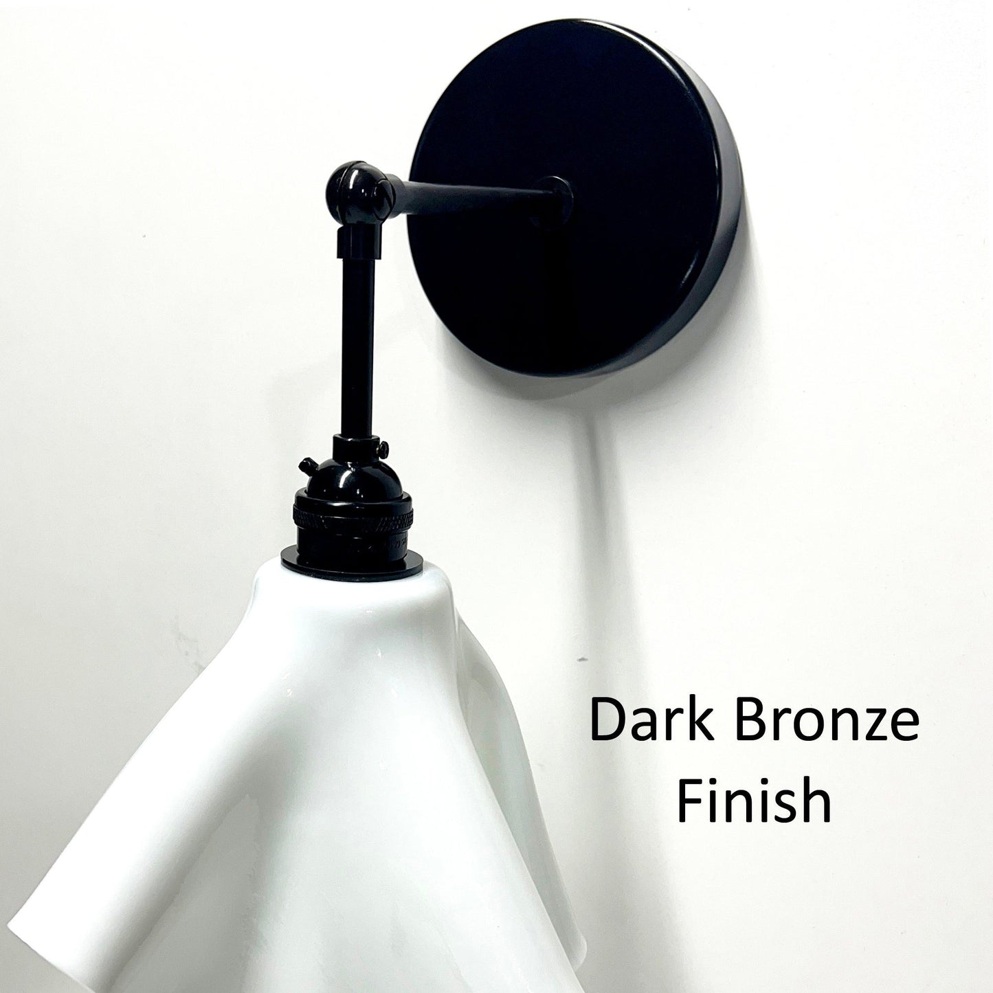 The Handkerchief Wall Sconce with Brass Fittings, Frosted Glass