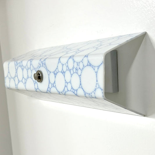 Bathroom Wall Sconce, Blue Bubbles