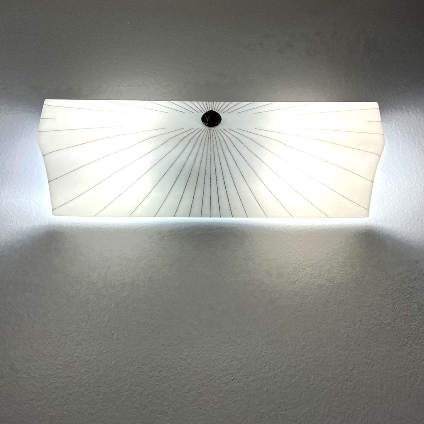 Bathroom Wall Sconce with Starburst Pattern