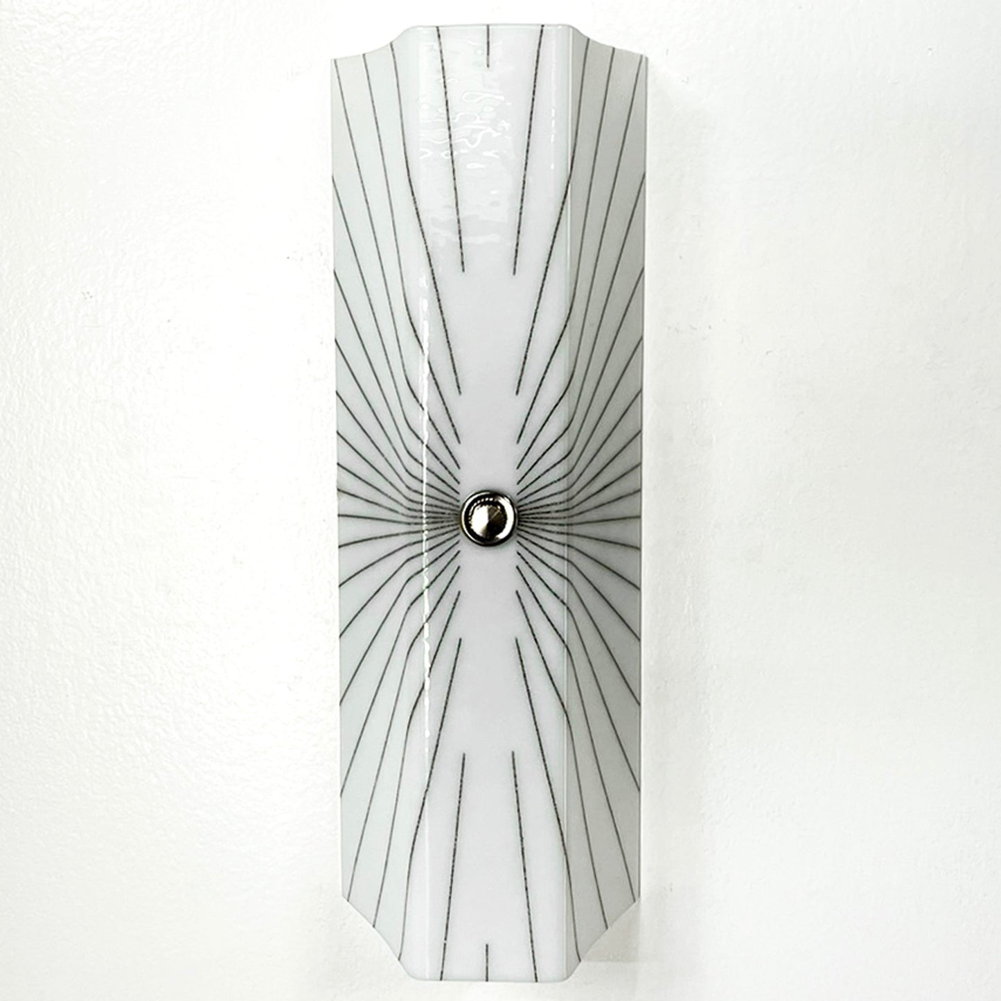 Bathroom Wall Sconce with Starburst Pattern