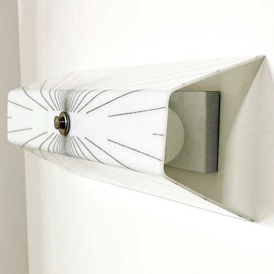 Bathroom Wall Sconce with Starburst Pattern