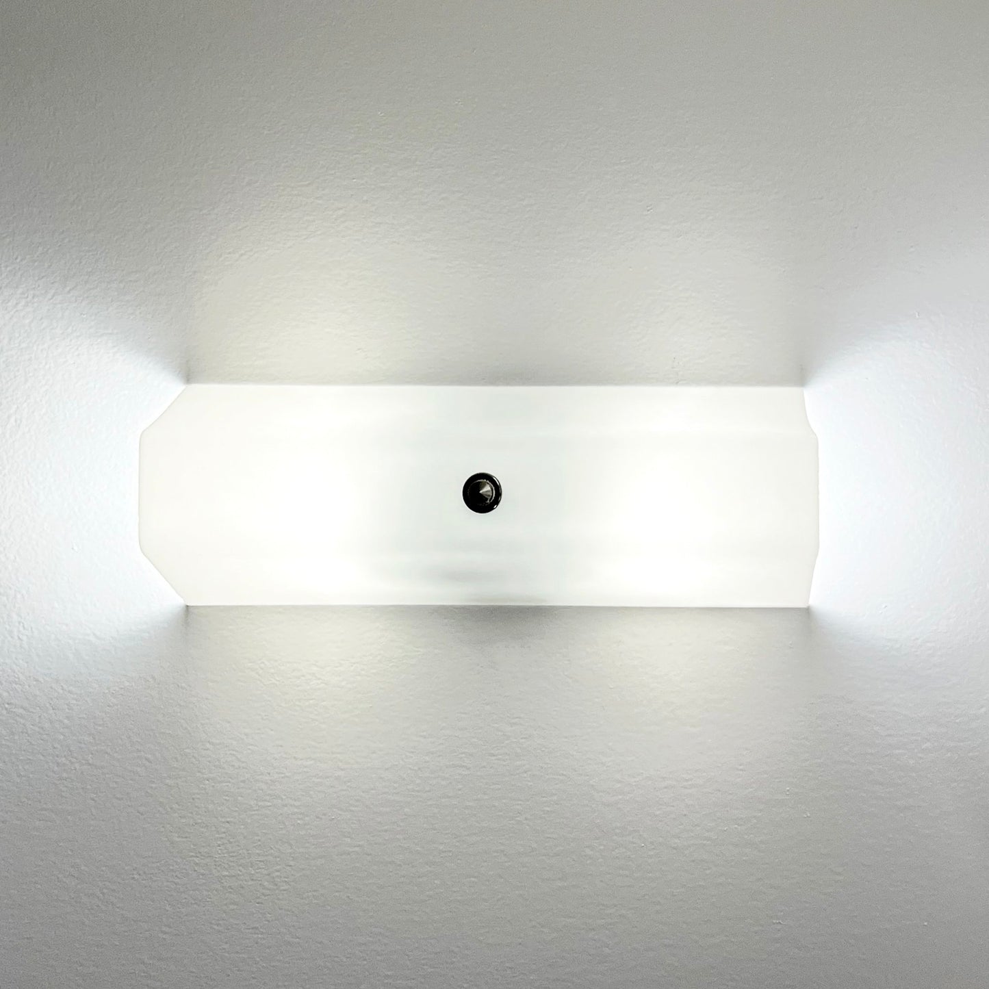 Bathroom Wall Sconce, White