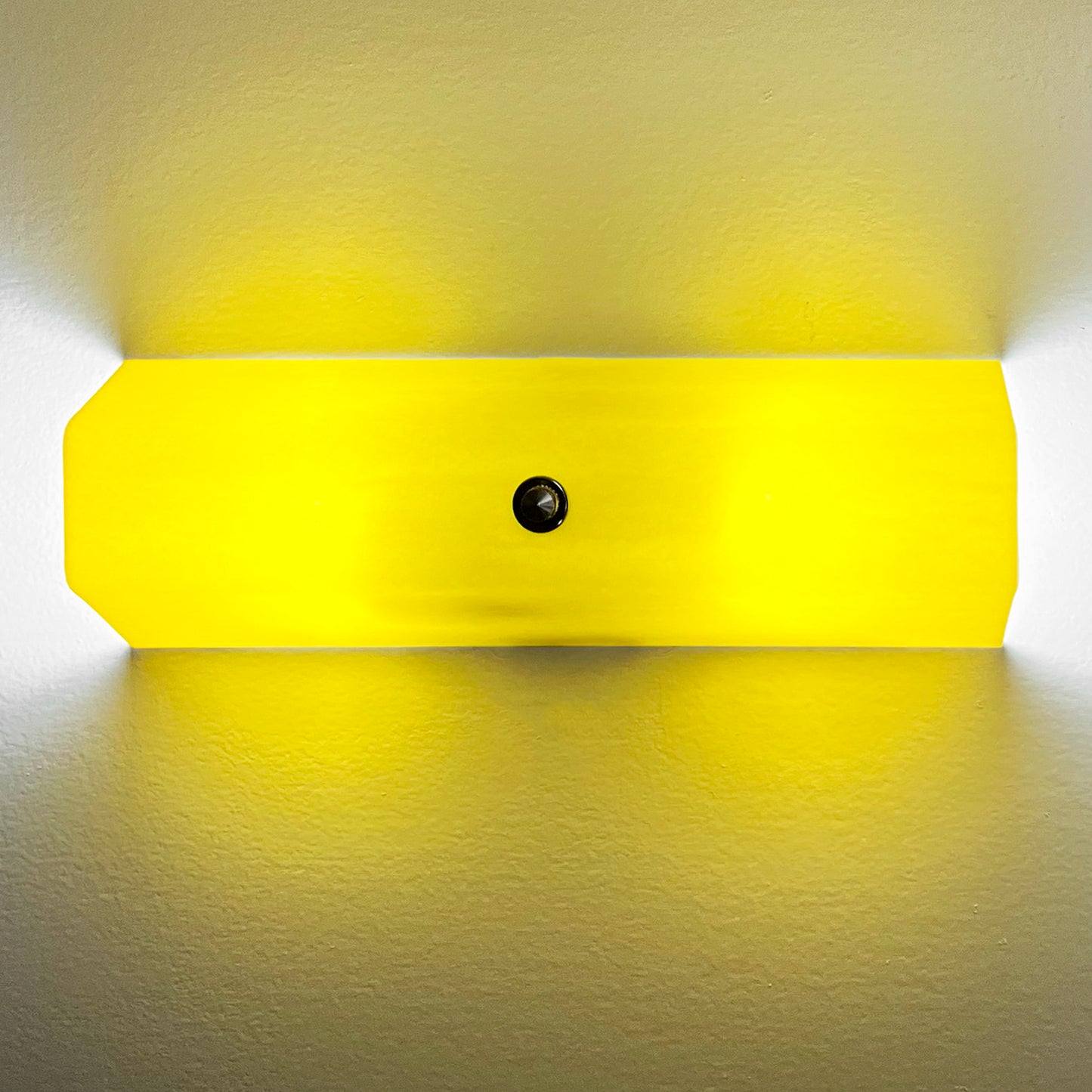 Bathroom Wall Sconce, Marigold Yellow