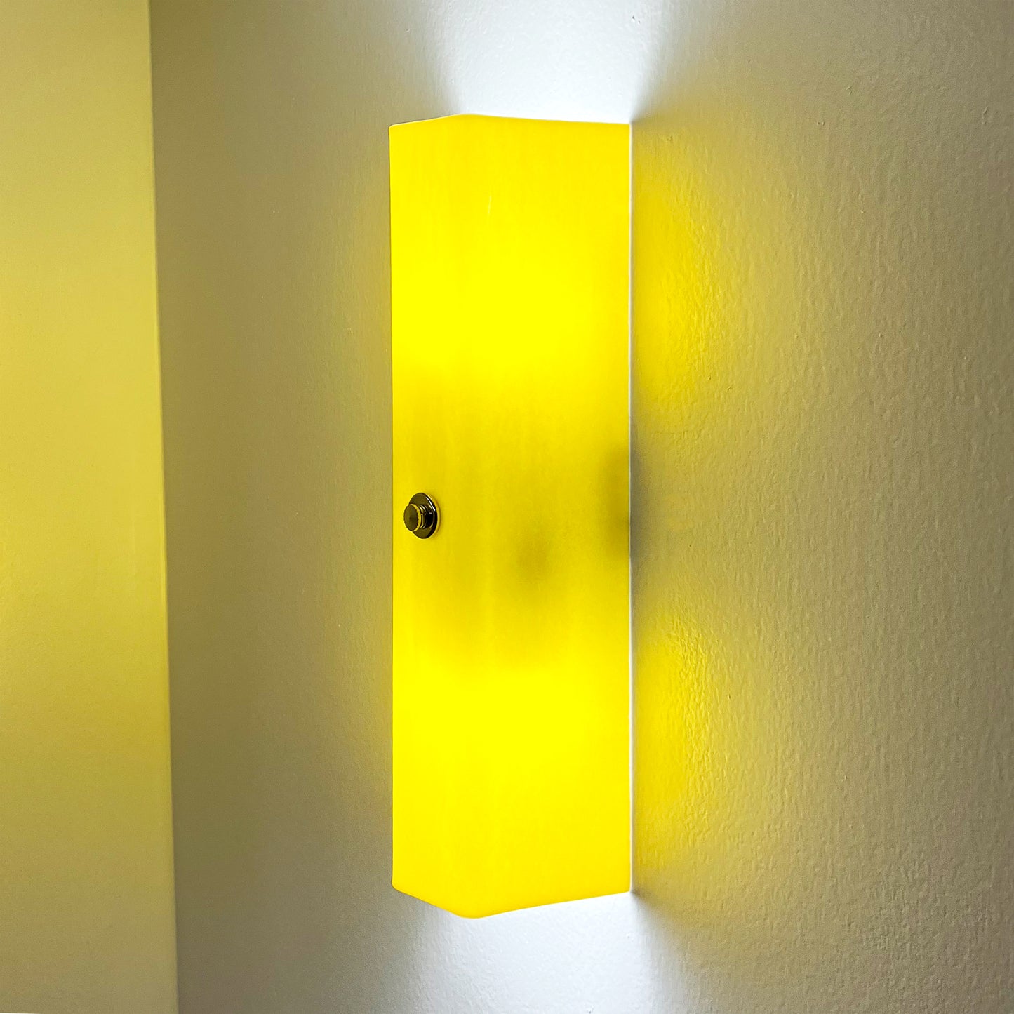 Bathroom Wall Sconce, Marigold Yellow