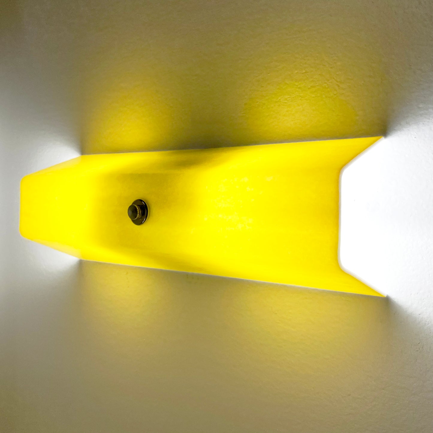 Bathroom Wall Sconce, Marigold Yellow