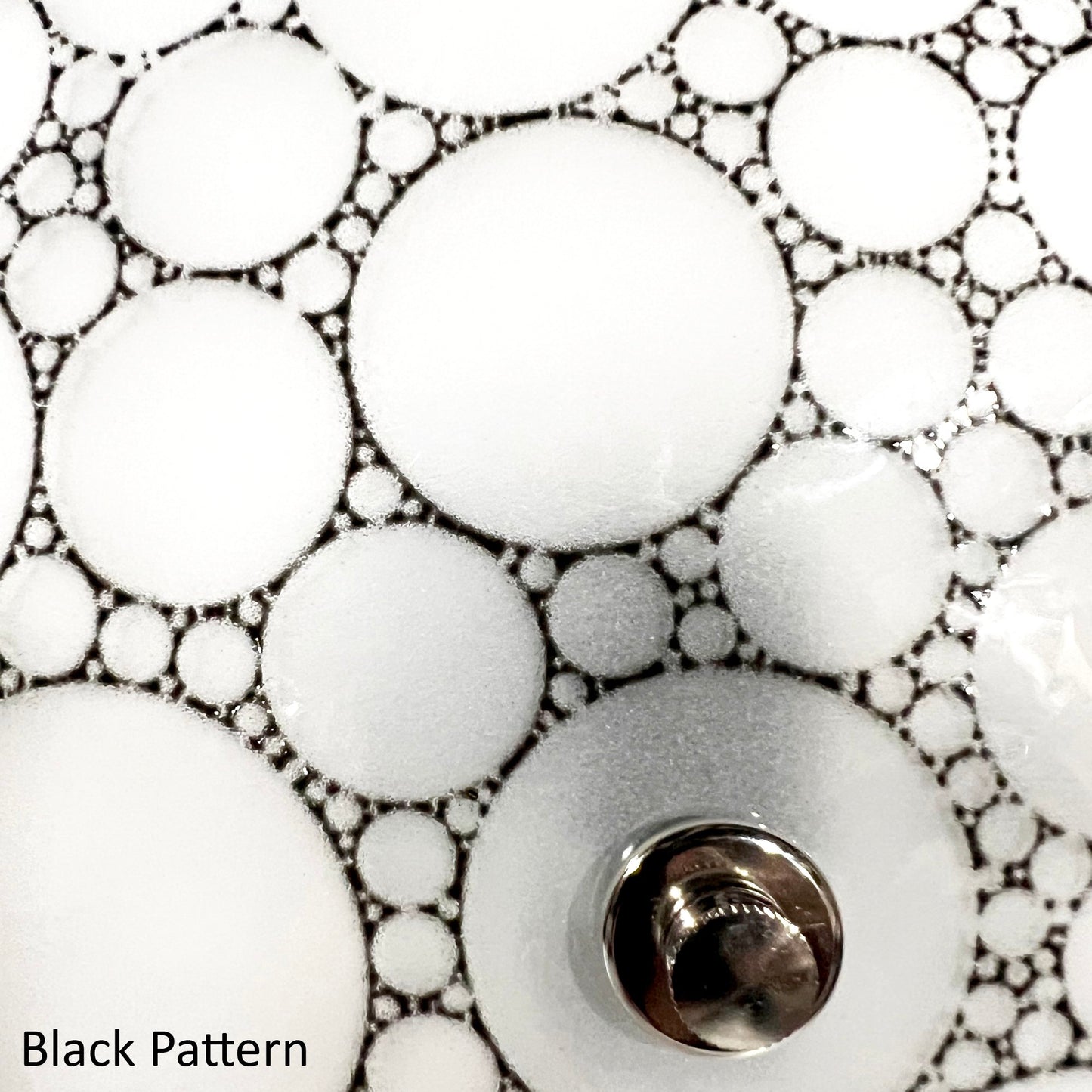 Handmade Bubbles Ceiling Light, Black Pattern