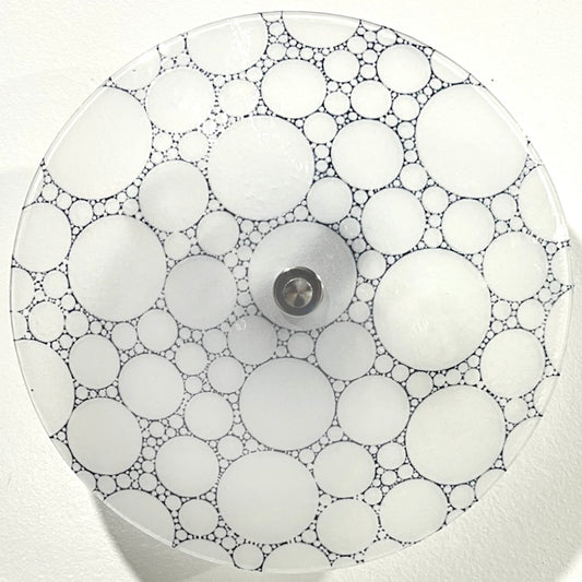 Handmade Bubbles Ceiling Light, Blue Pattern