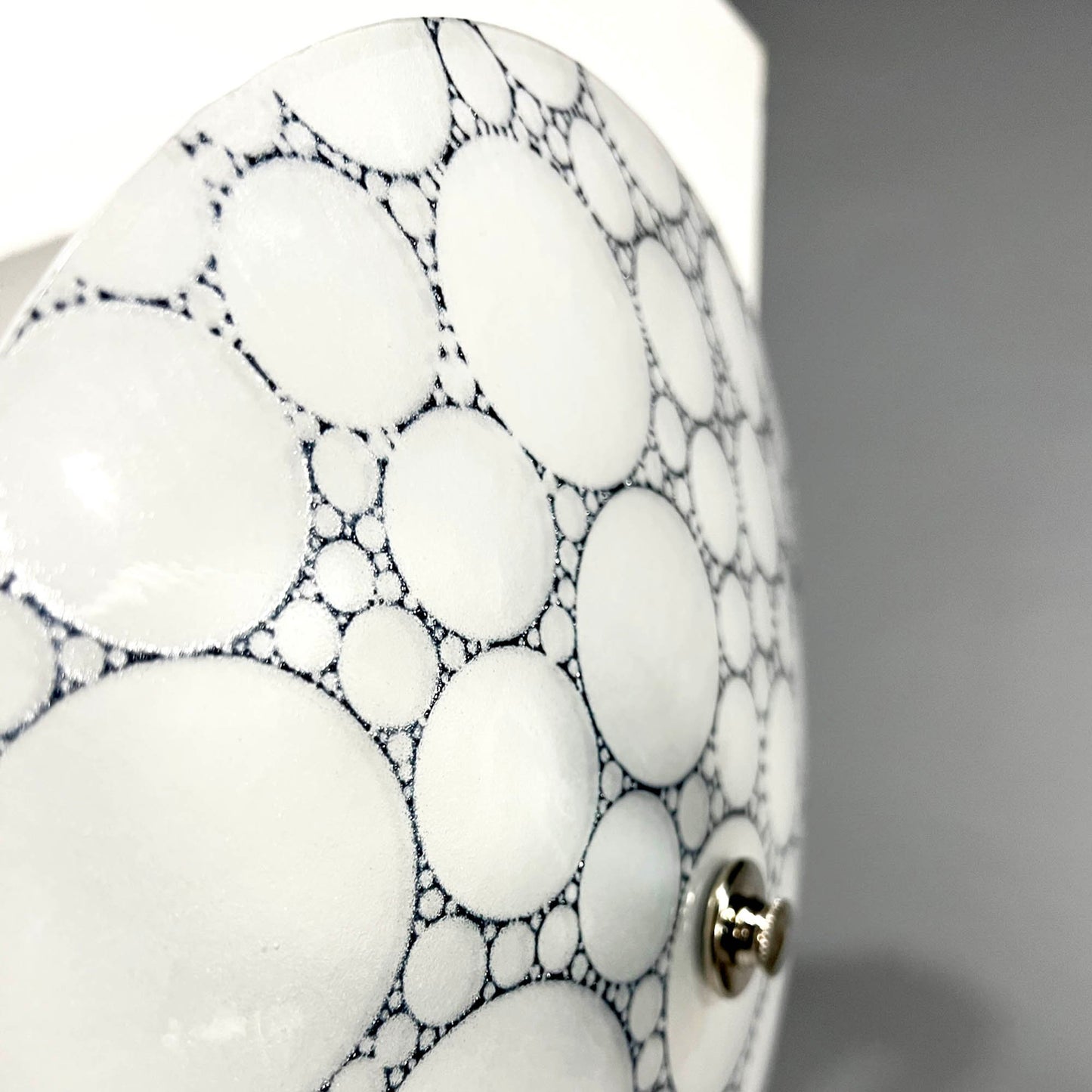 Handmade Bubbles Ceiling Light, Blue Pattern