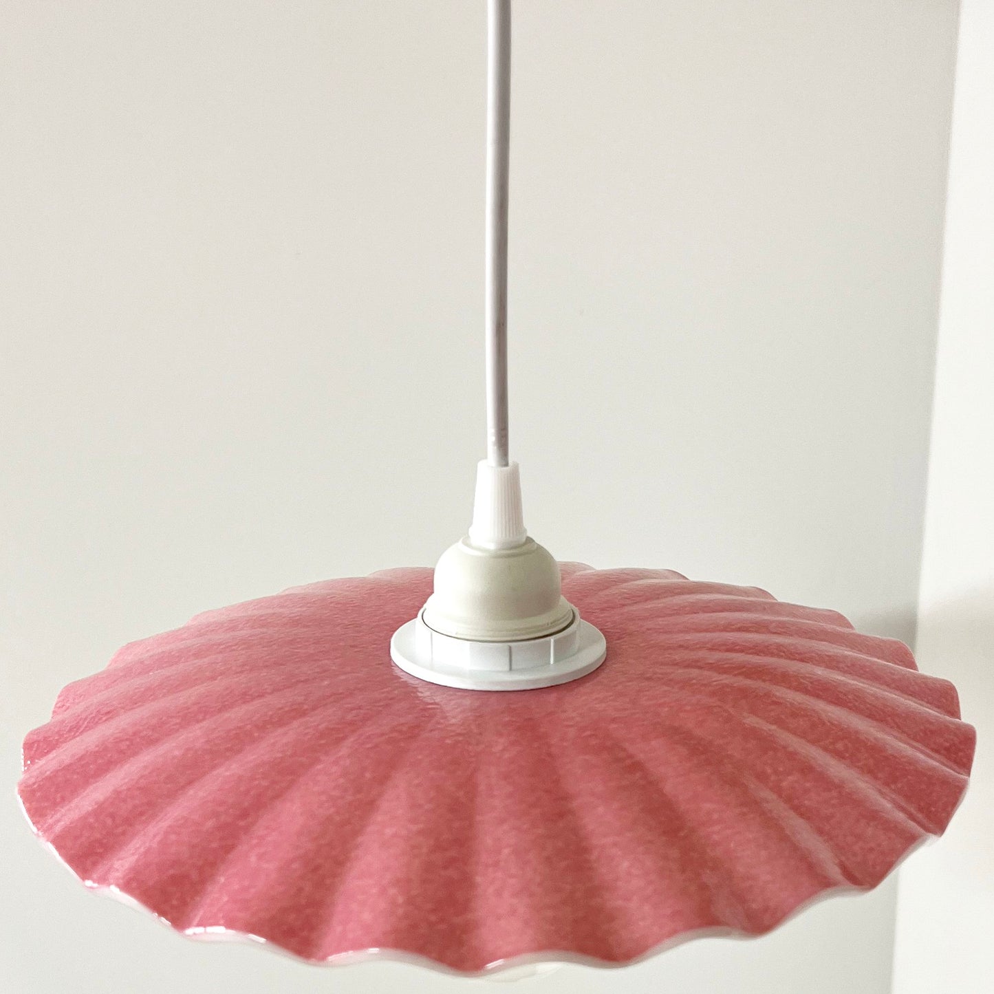 Candy Dish Pendant Light in Pink