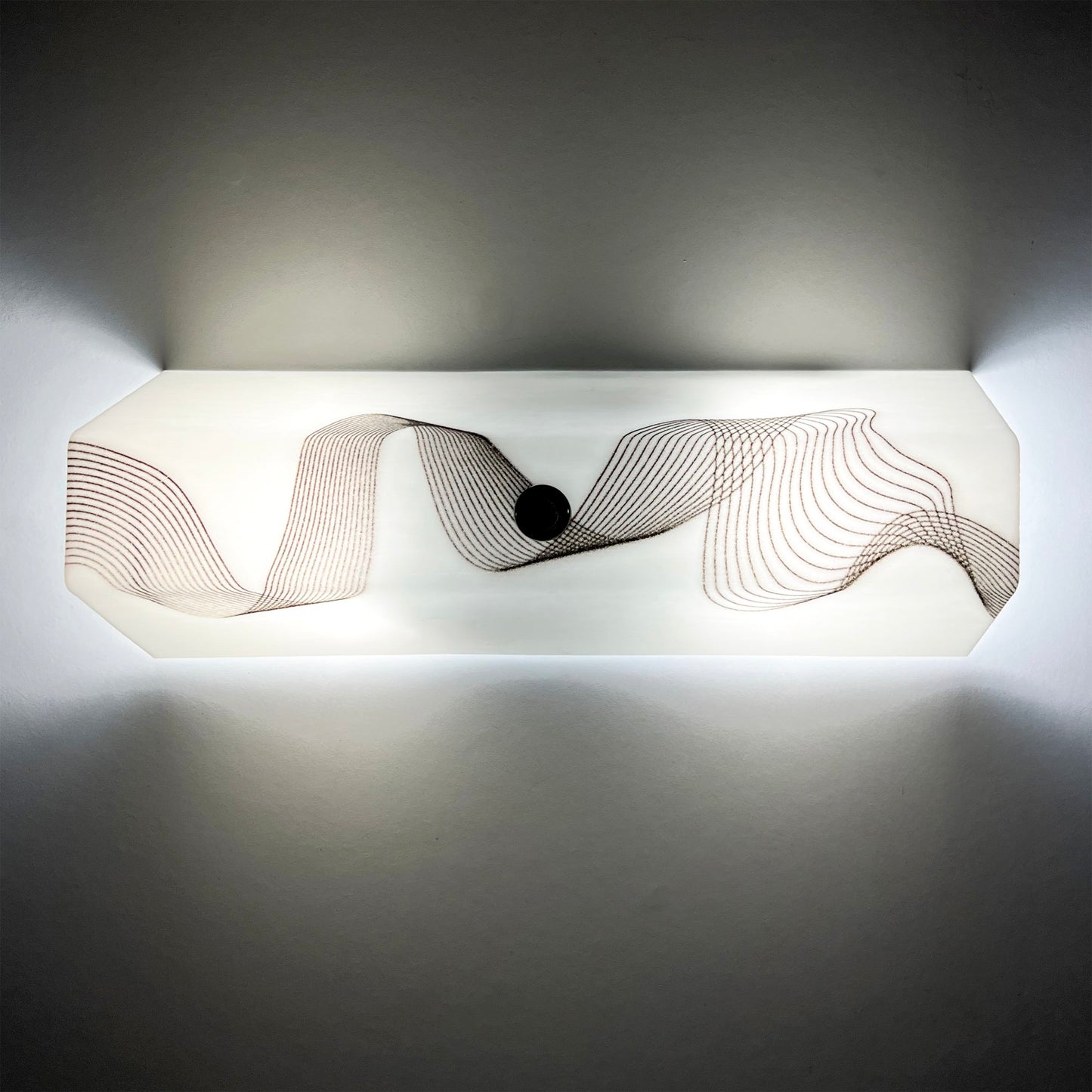 Bathroom Wall Sconce, Frequency Pattern