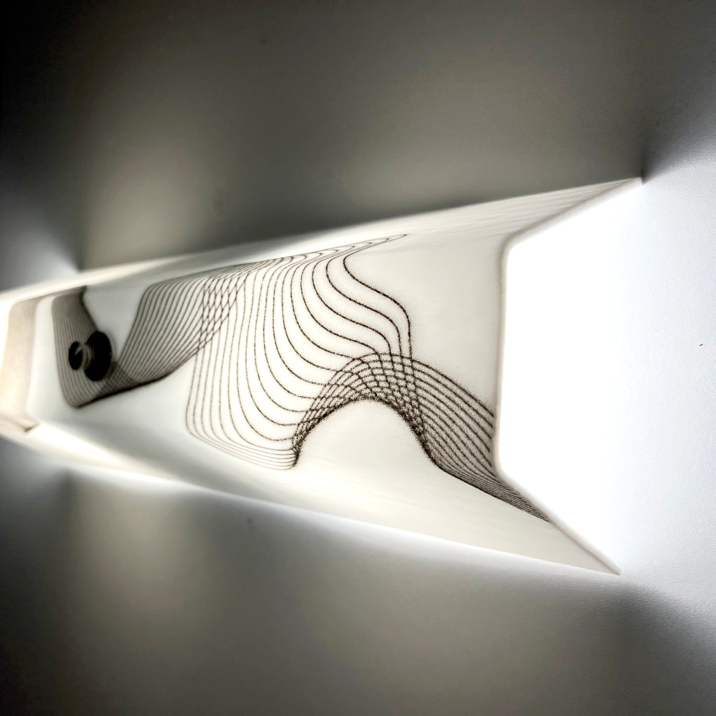 Bathroom Wall Sconce, Frequency Pattern