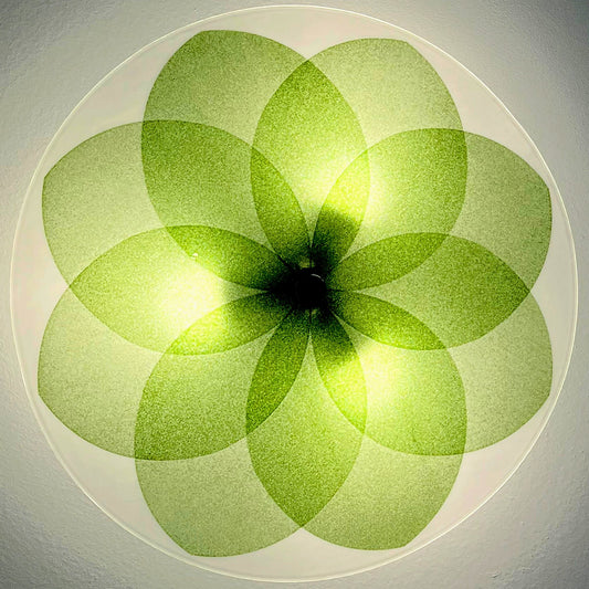 The Lotus Ceiling Light, Green