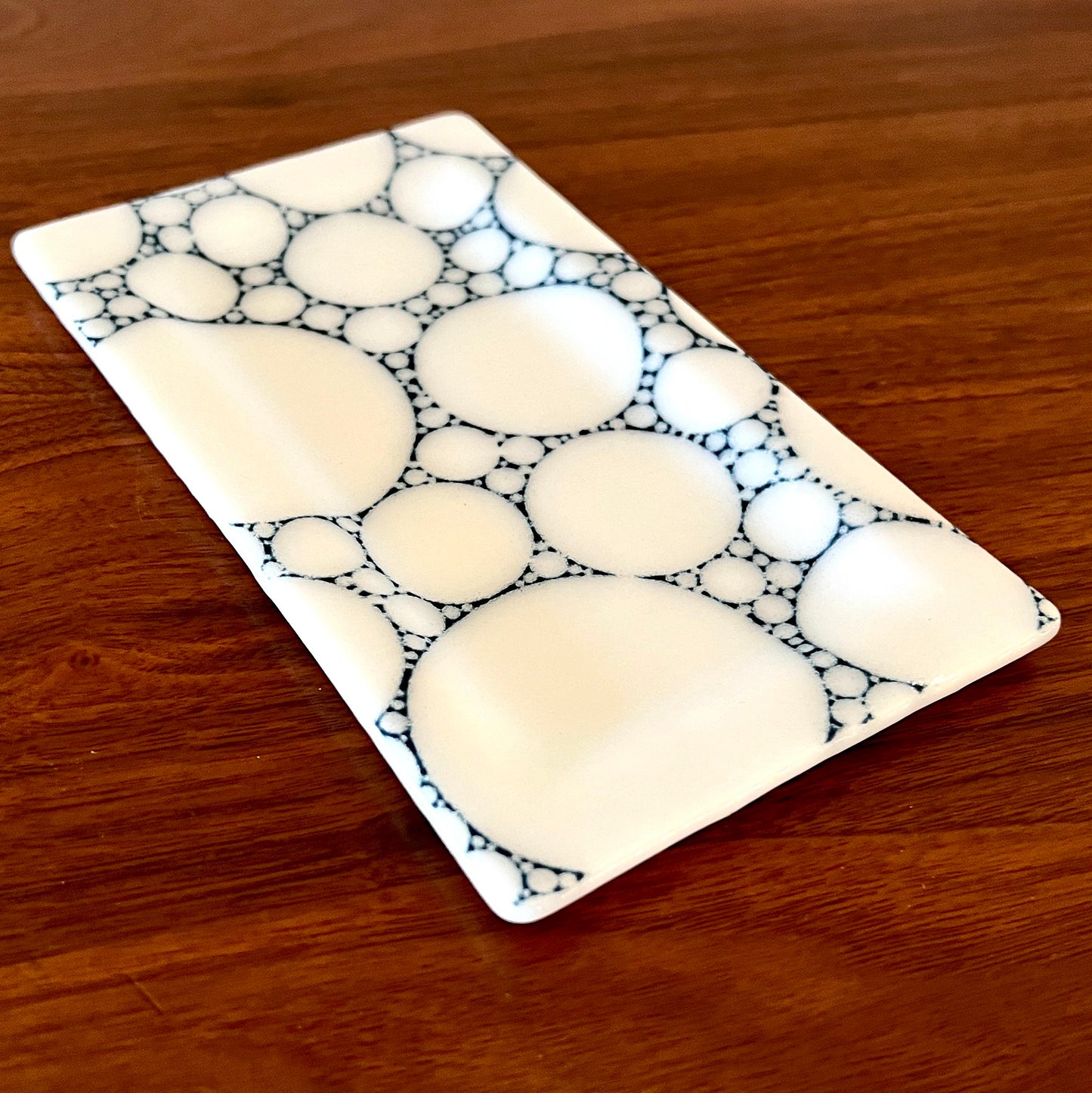 Bubbles Tray, Aventurine Blue