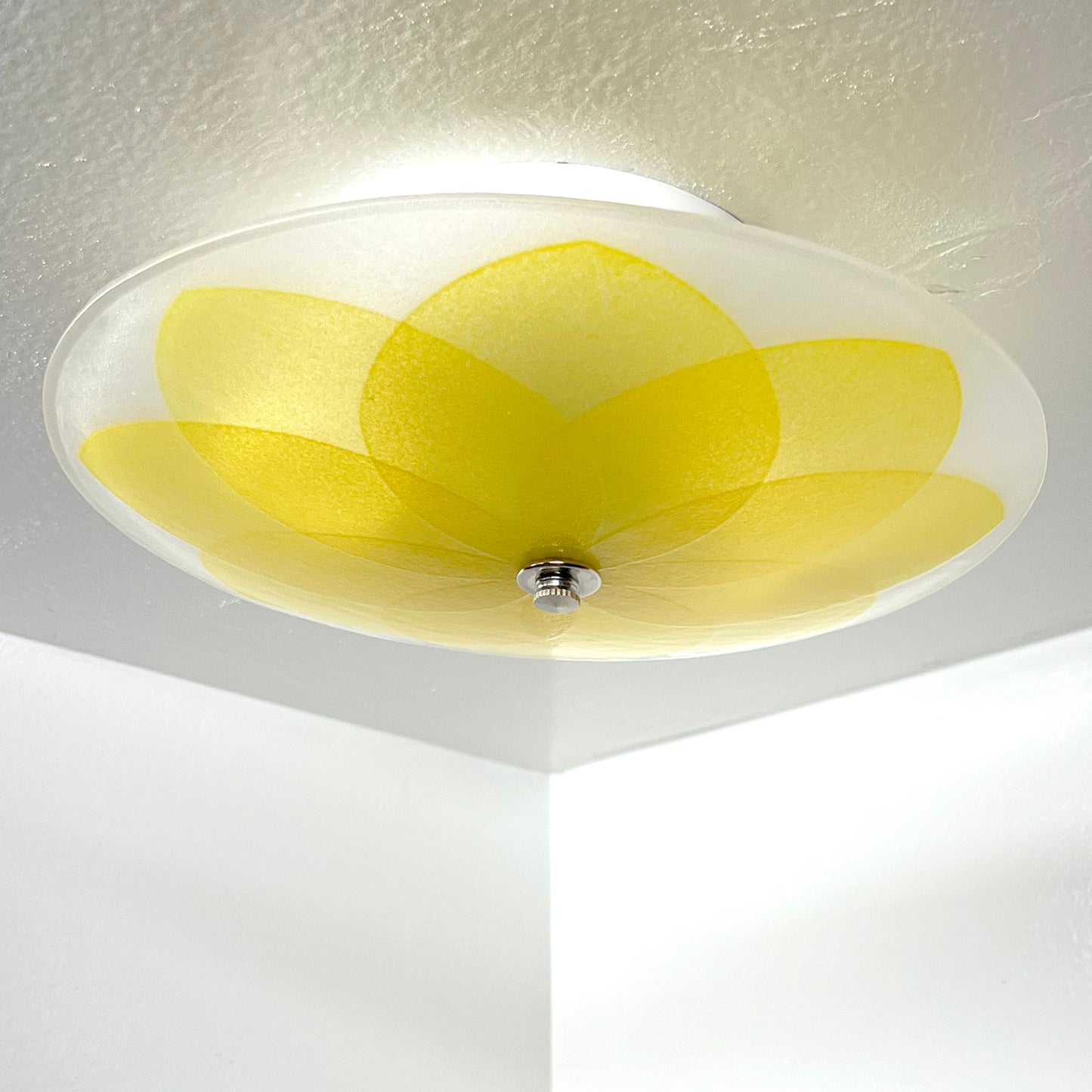 The Lotus Ceiling Light, Marigold Yellow