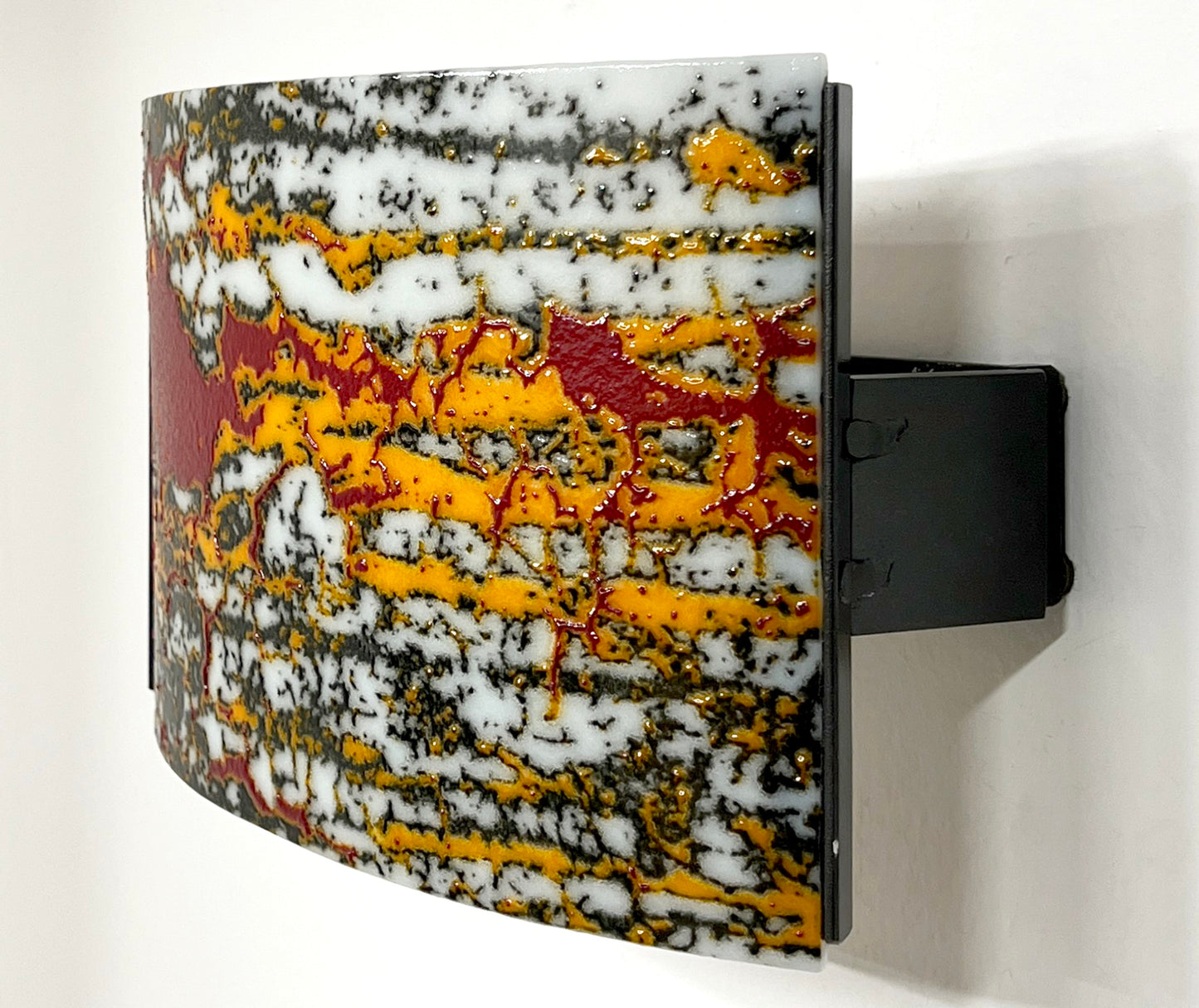 The N2A Wall Sconce Handmade Art Glass Fused Glass