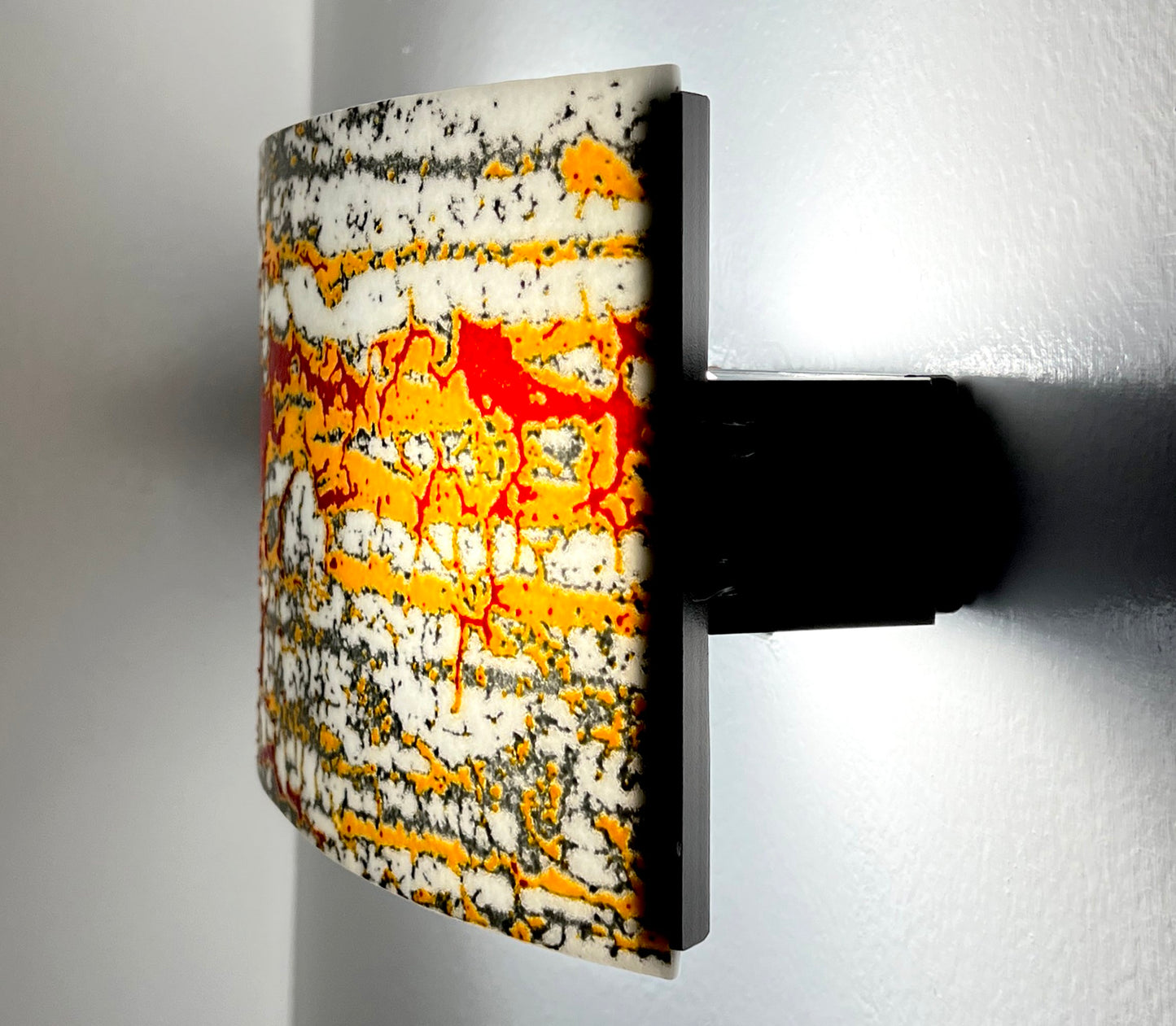 The N2A Wall Sconce Handmade Art Glass Fused Glass