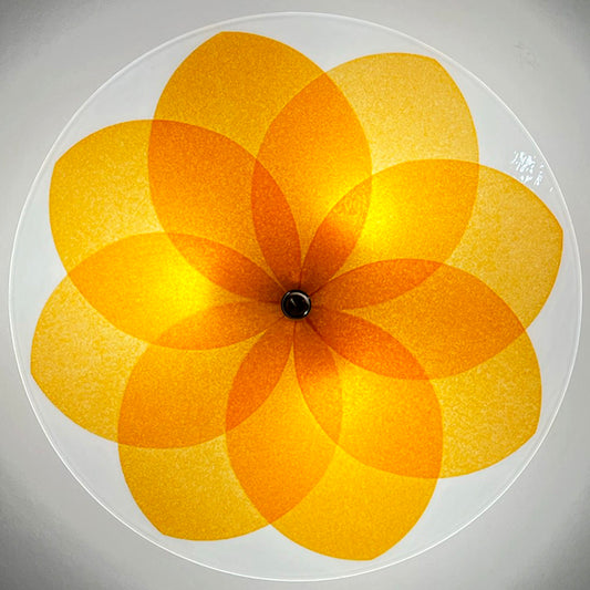 The Lotus Ceiling Light, Orange