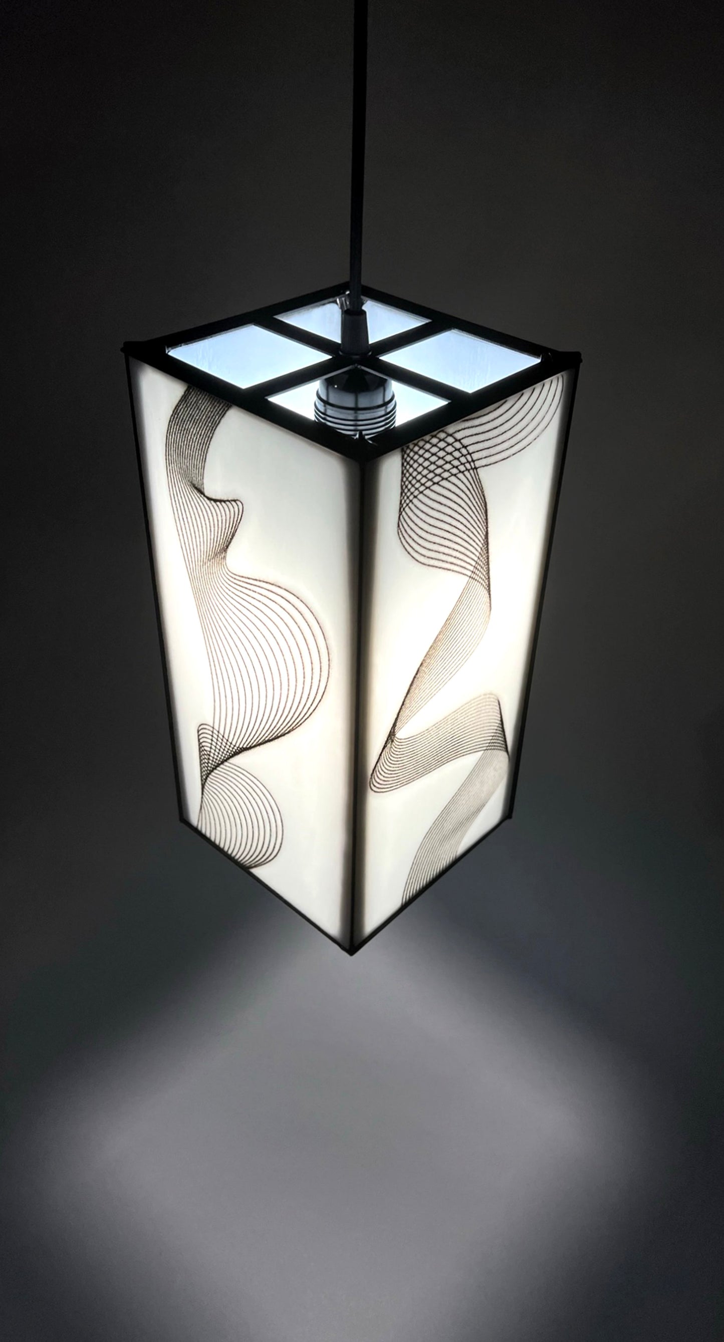 The Frequency Square Pendant Light