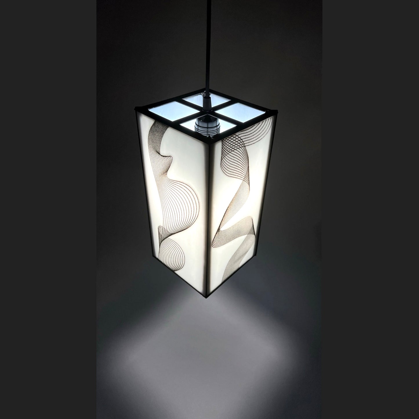 The Frequency Square Pendant Light