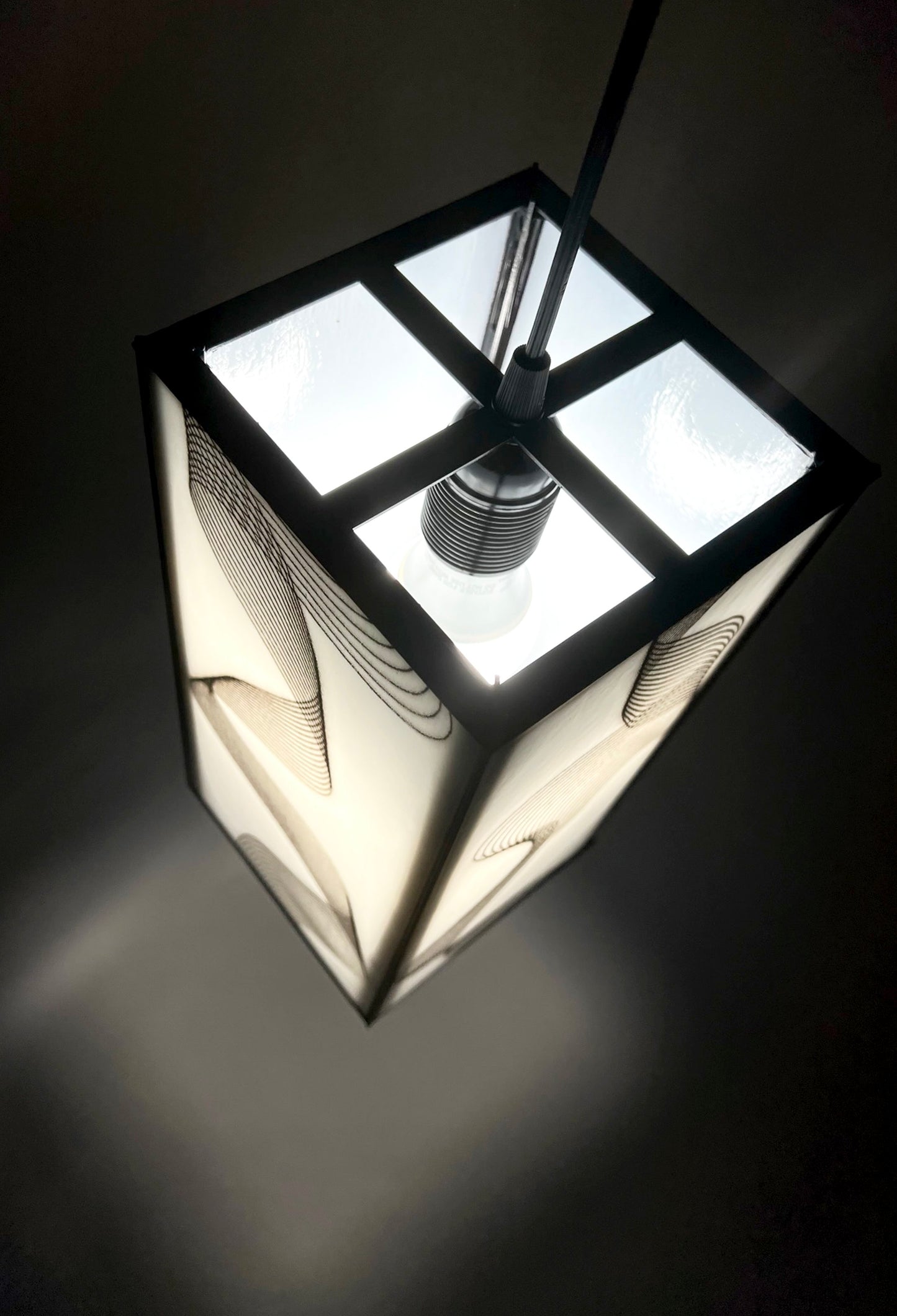 The Frequency Square Pendant Light