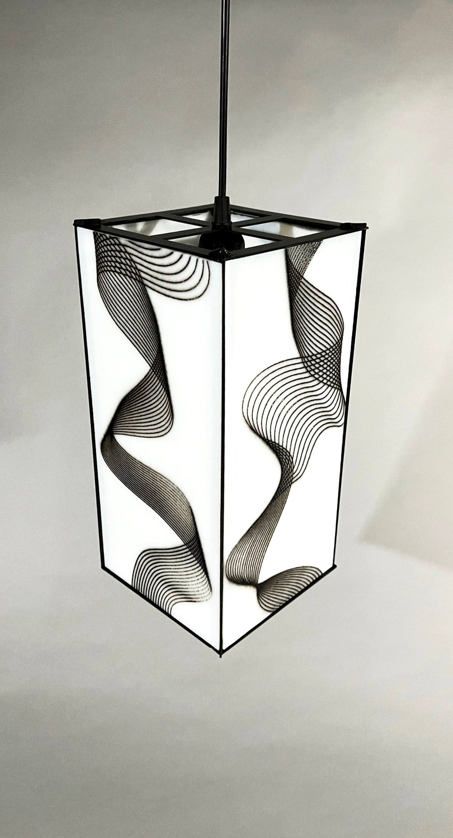 The Frequency Square Pendant Light