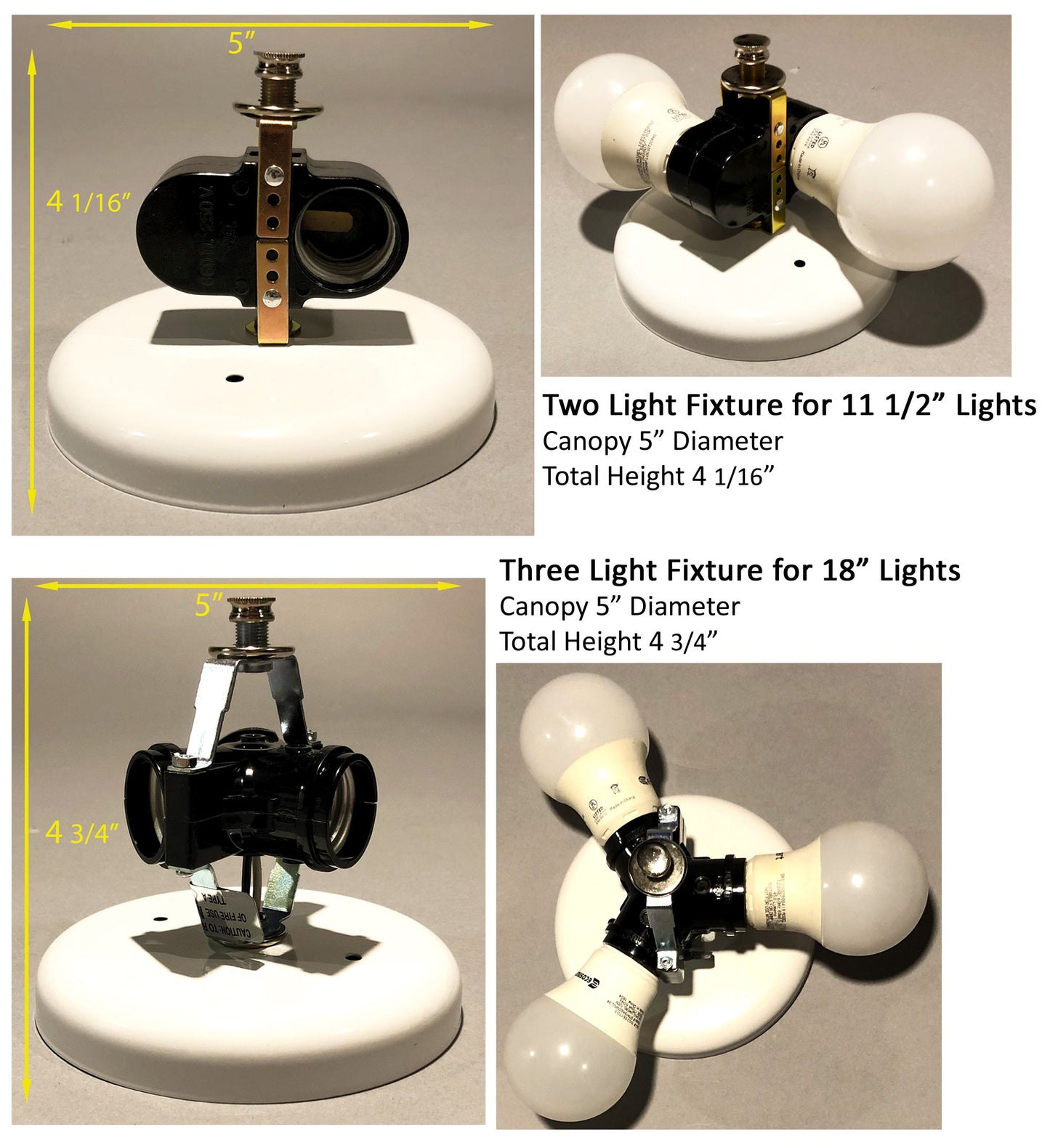 Accessory Fixtures for Ceiling Lights