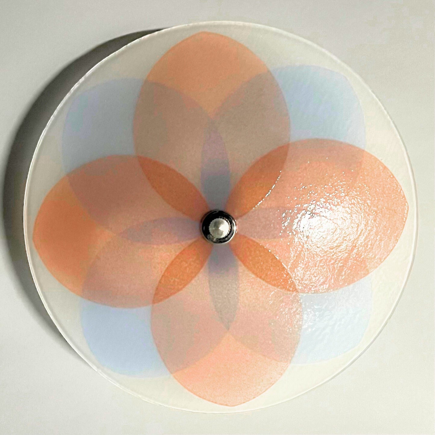 The Lotus Ceiling Light, Pink and Blue
